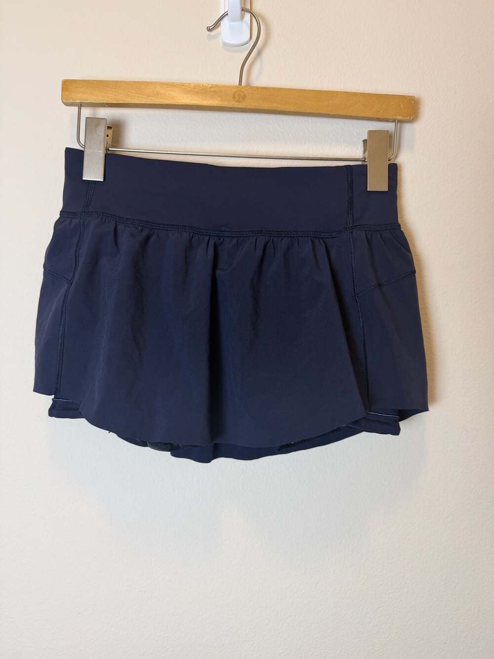 Lululemon Pace Rival Skirt Regular Navy Blue Size 4
